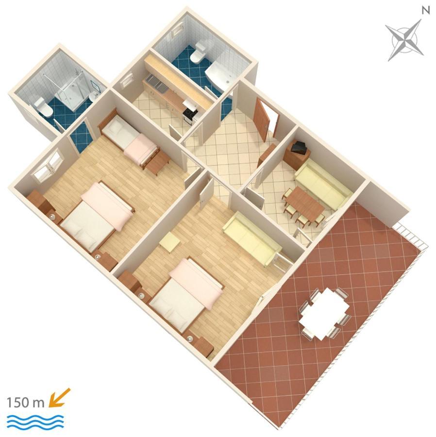 Apartments By The Sea Podaca, Makarska - 2576 Zewnętrze zdjęcie